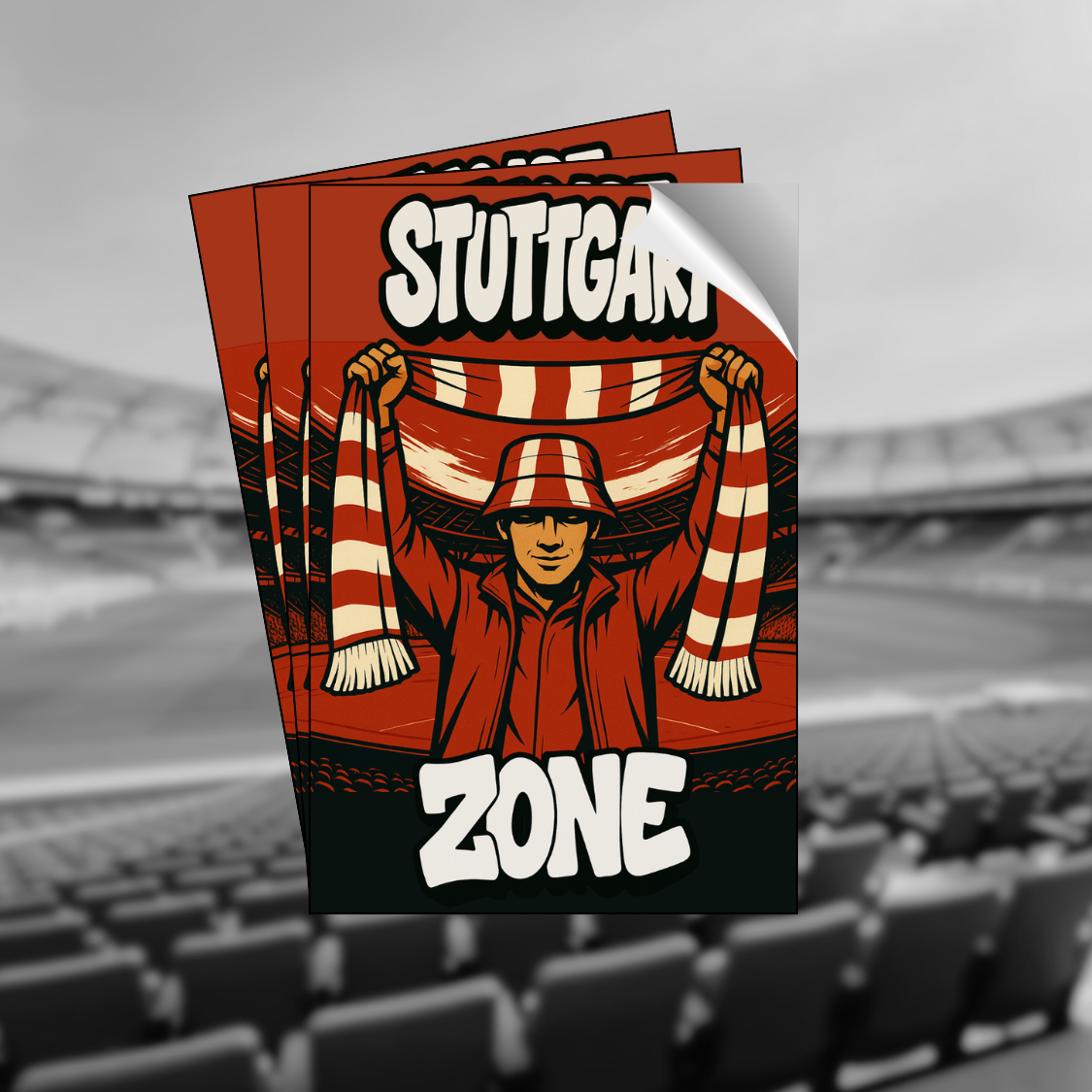 Stuttgart Sticker Set Neu!