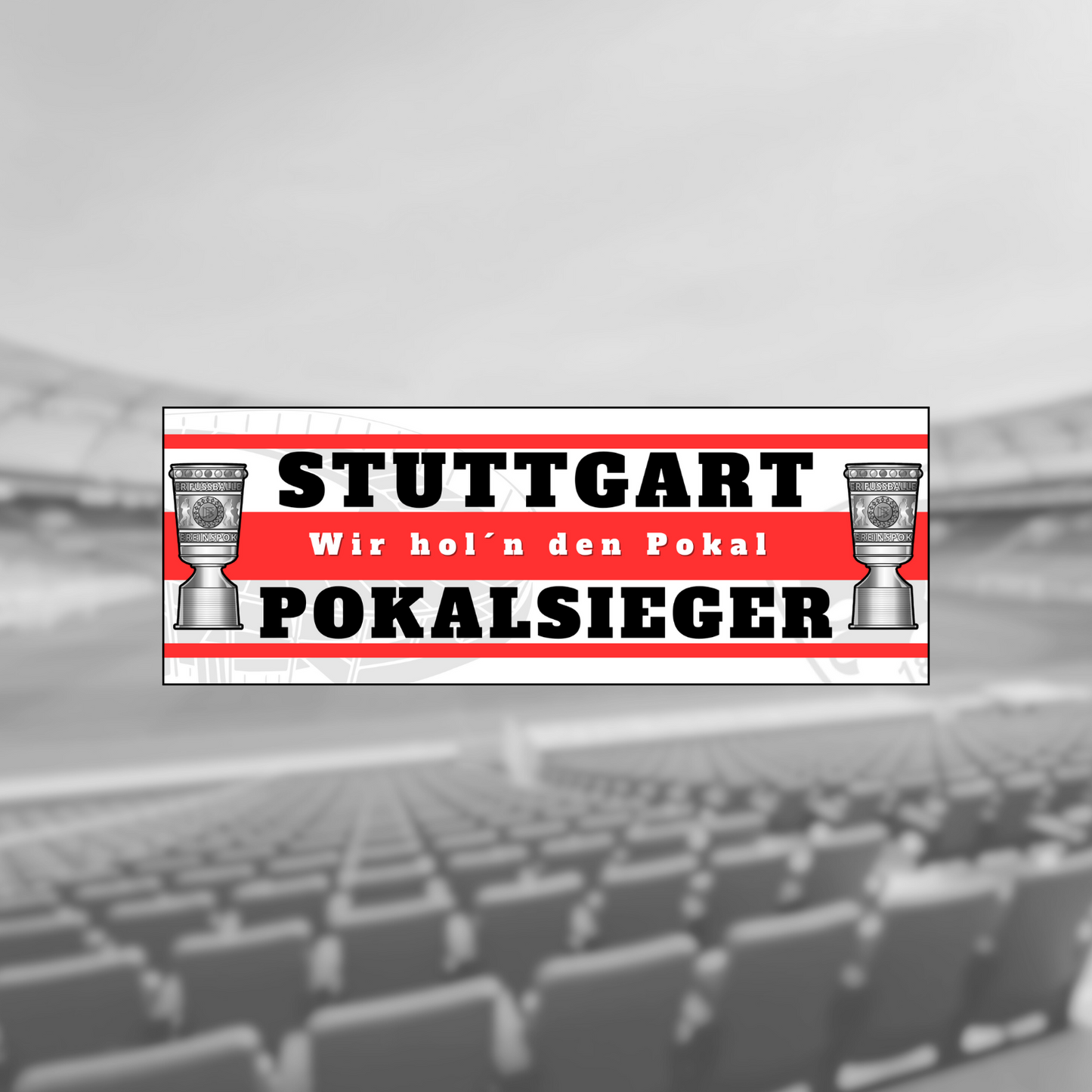 Großes Pokal Sticker Set