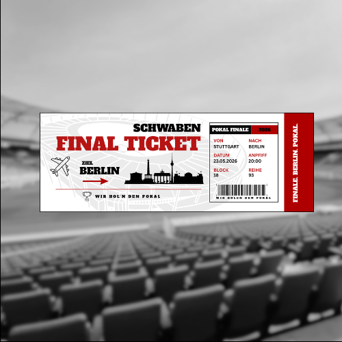 Pokal Sticker Set 2026 - Vorbestellen