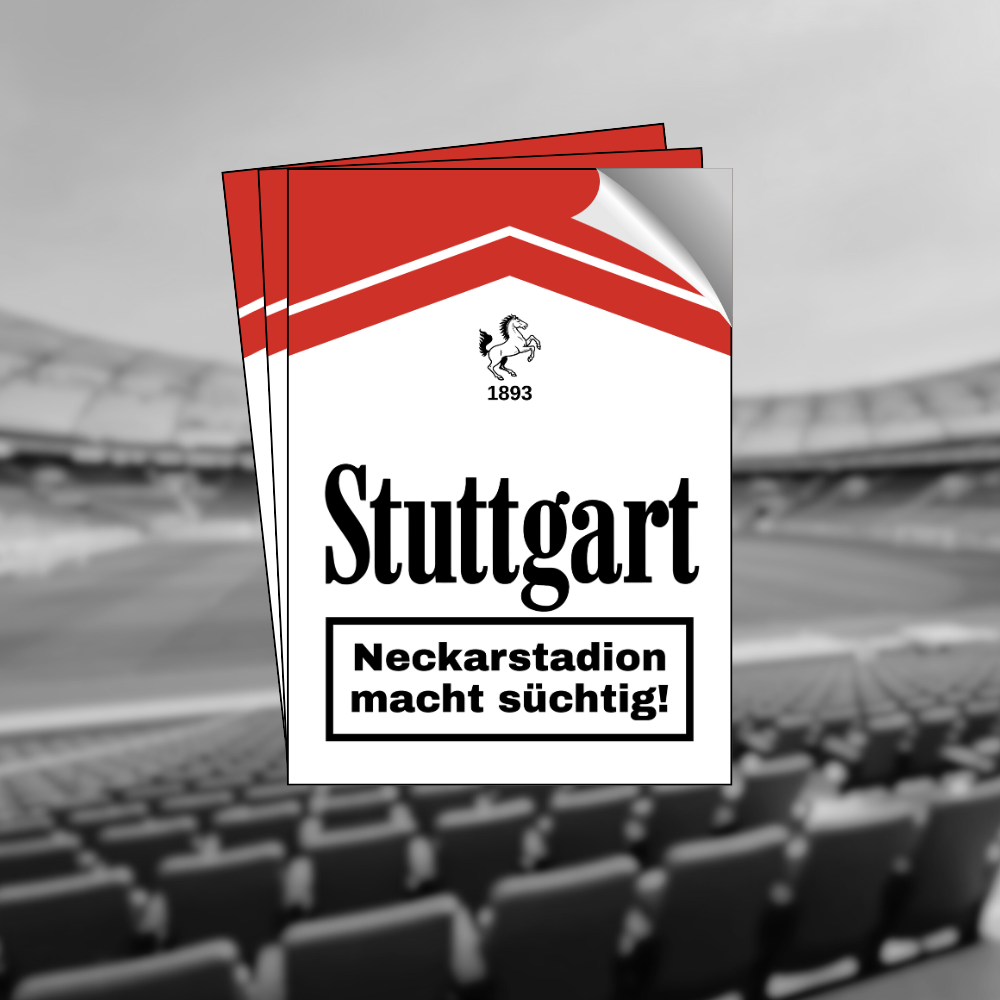 Stuttgart Sticker Set Neu!
