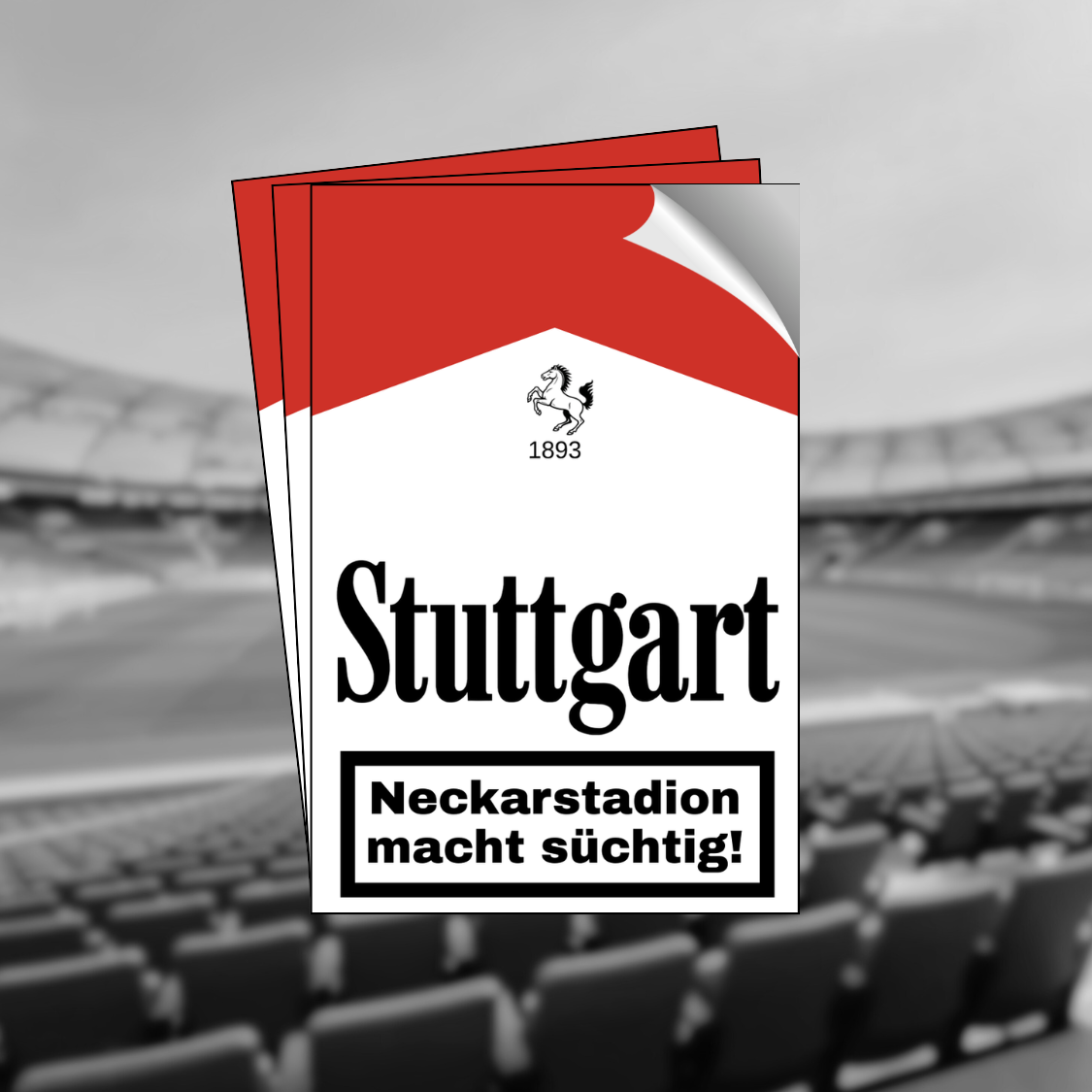 Stuttgart Sticker Set Neu!