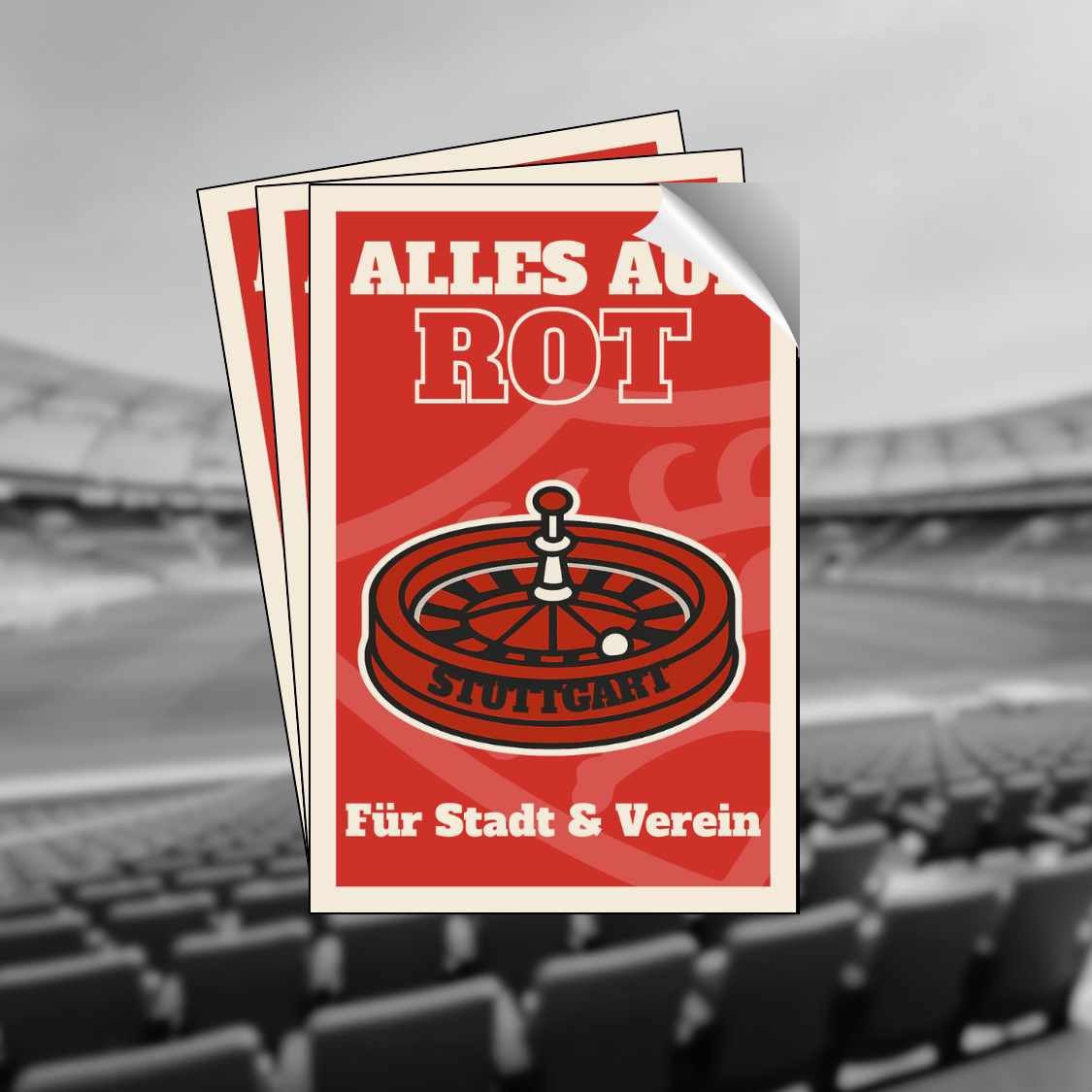 Stuttgart Sticker Set Neu!