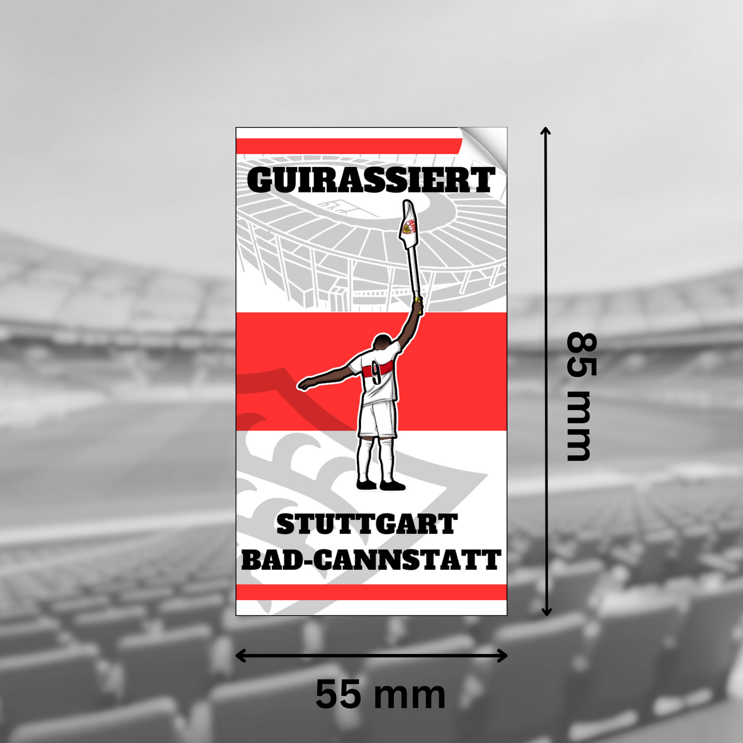 Stuttgart International Sticker Set