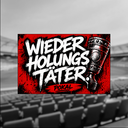 Großes Pokalsieger Sticker Set
