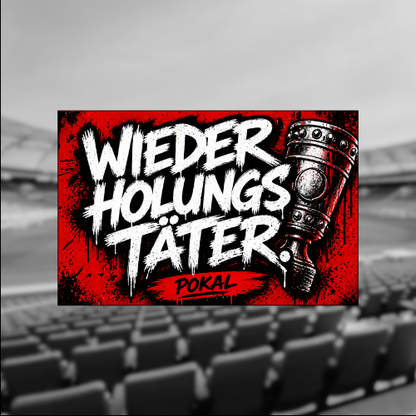 Großes Pokalsieger Sticker Set