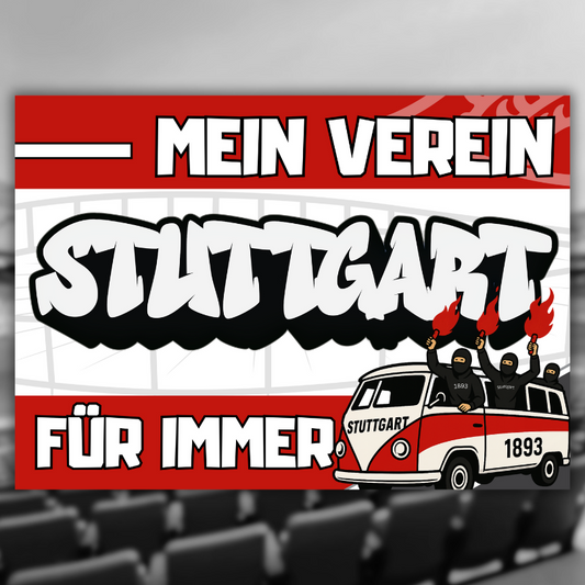 Mein Verein Stuttgart für Immer! DIN A4