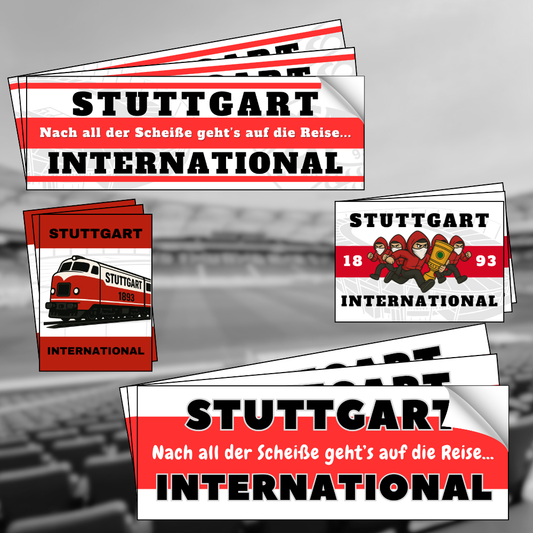 Stuttgart International Sticker Set