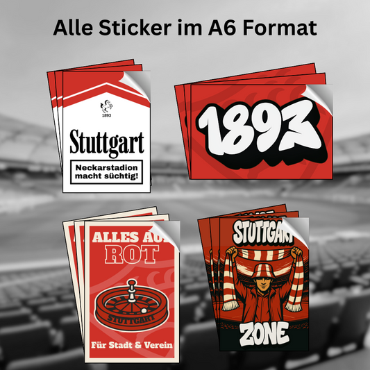 Stuttgart Sticker Set Neu!