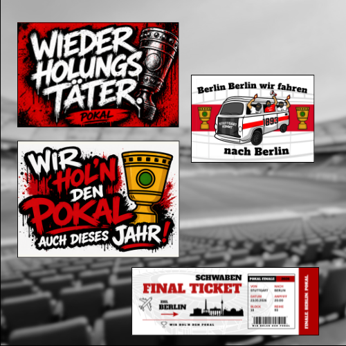 Pokal Sticker Set 2026 - Vorbestellen